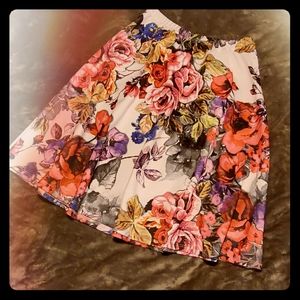 Vintage floral skirt